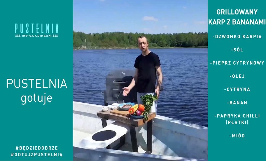 Pustelnia cooks – Carp with bananas