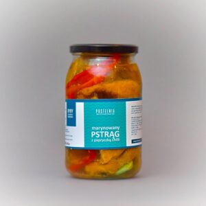PSTRĄG MARYNOWANY Z PAPRYCZKĄ CHILLI