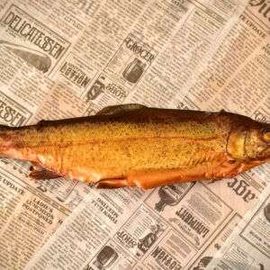 WĘDZONY PSTRĄG Z PUSTELNI 1 KG