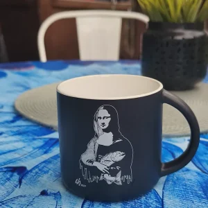 kubek monalisa ryby pstrąg pustelnia